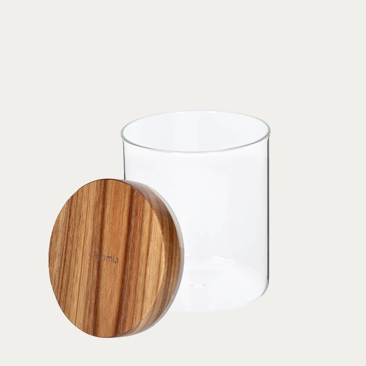 Carlos | récipient avec couvercle en acacia S | 0,7 l