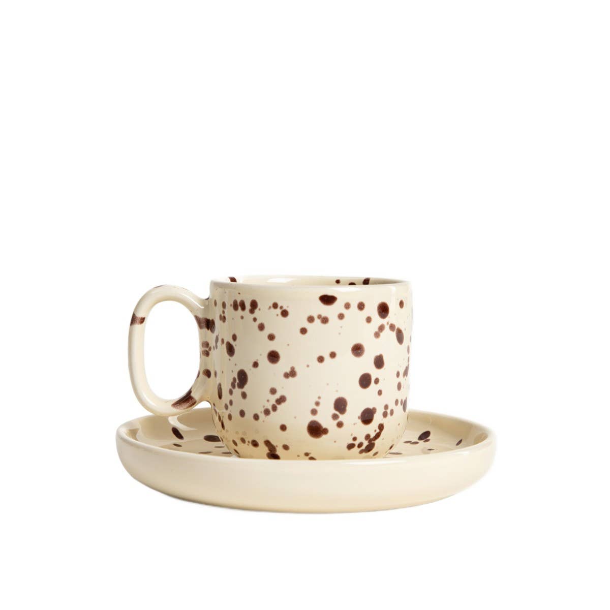 Tasse et soucoupe | KENKI | à pois | 0,15 l