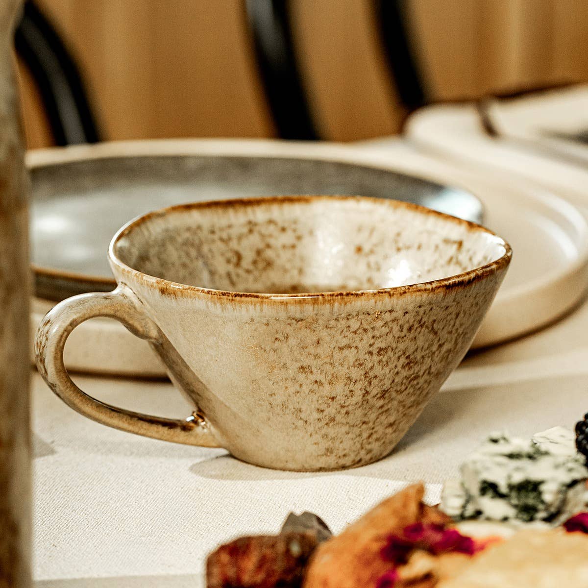 Mug | DAREL | court, beige | 0,25 l