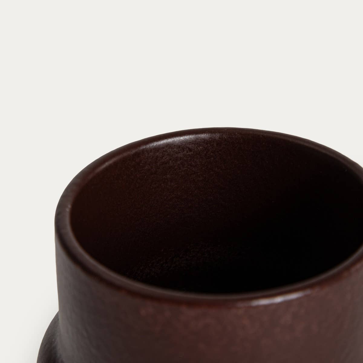 Mug | OPOL | marron, sans anse | 0,25 l