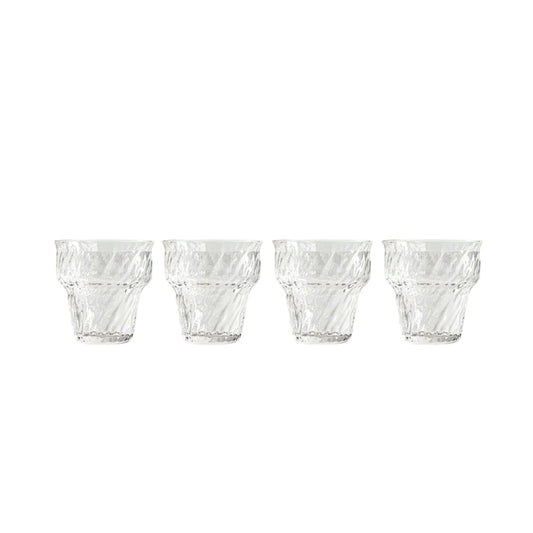 Ensemble de verres | TOKKA | à motifs, 4 pièces | 0,21 l