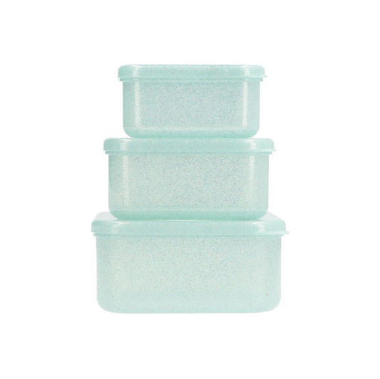 GLITTER LUNCH BOX 3PCS