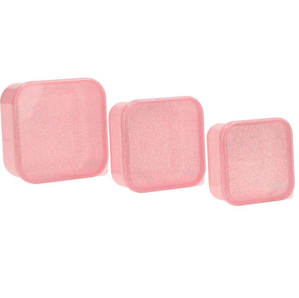 GLITTER LUNCH BOX 3PCS