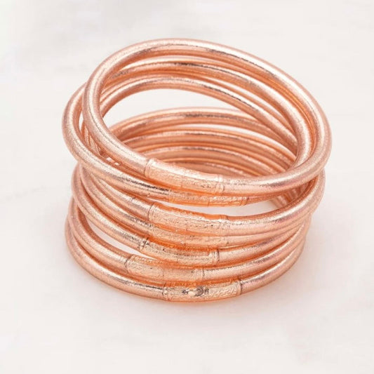 JONC BOUDDHISTE SIMPLE ROSE GOLD