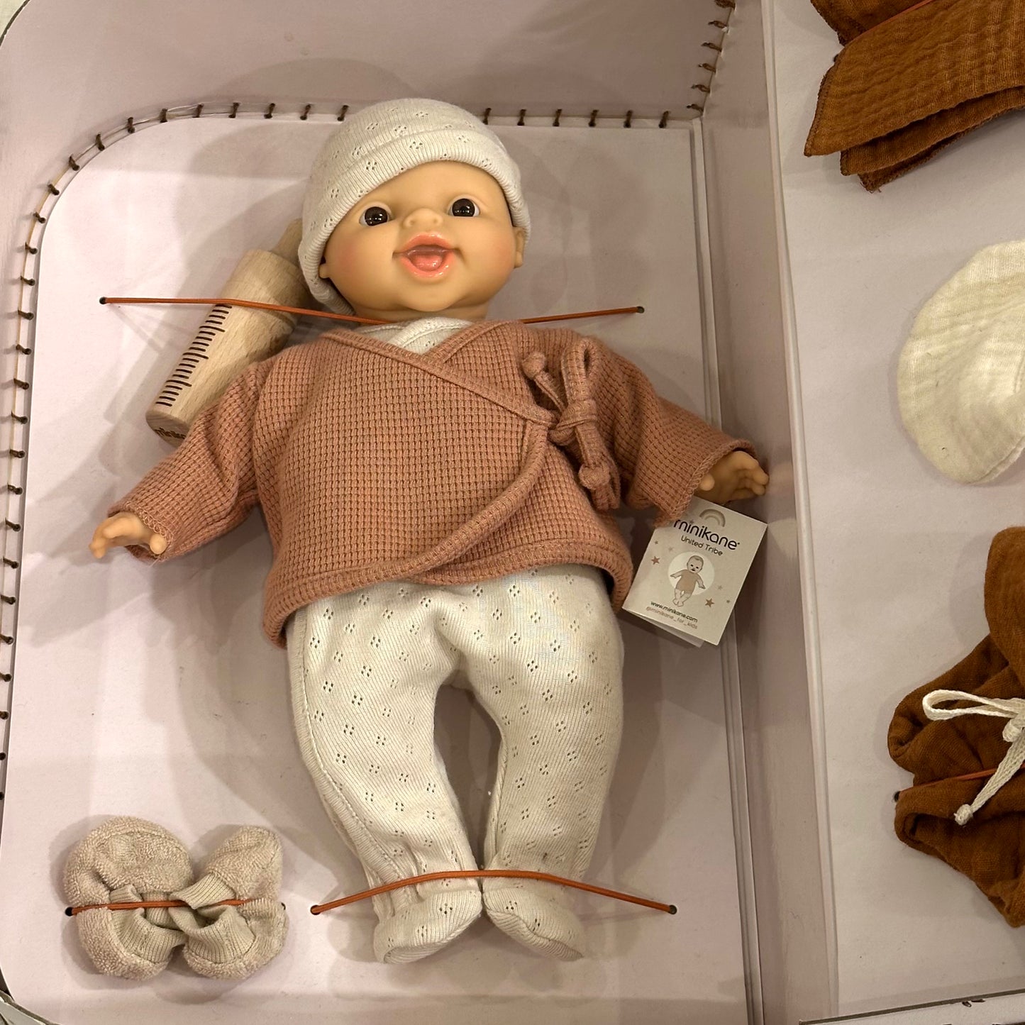 Ma valise d'antan "Kit de naissance" Léo