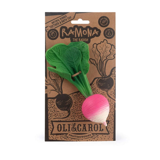 JOUET DE DENTITION RAMONA THE RADISH