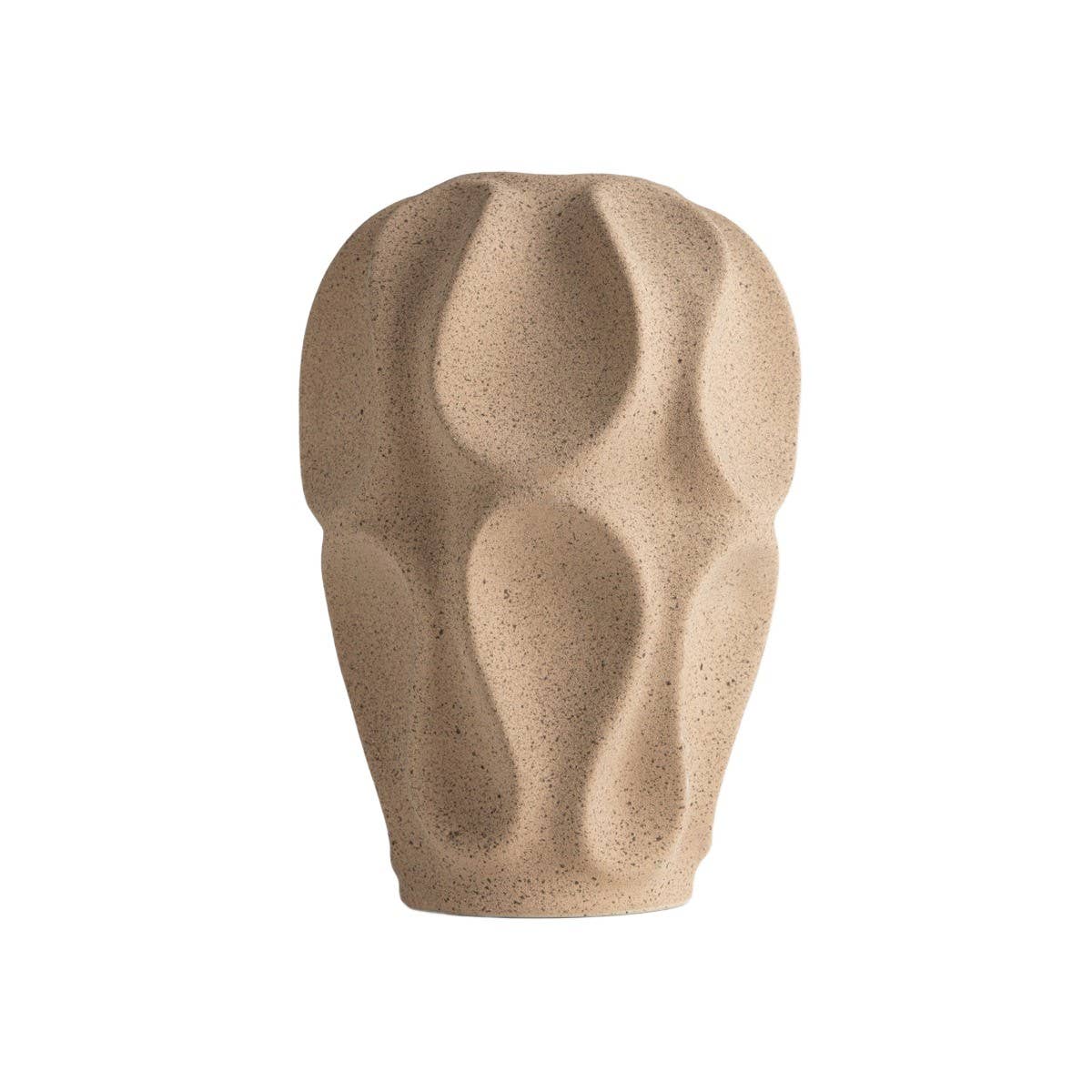 Vase | BELLARO | céramique beige avec motifs décoratifs