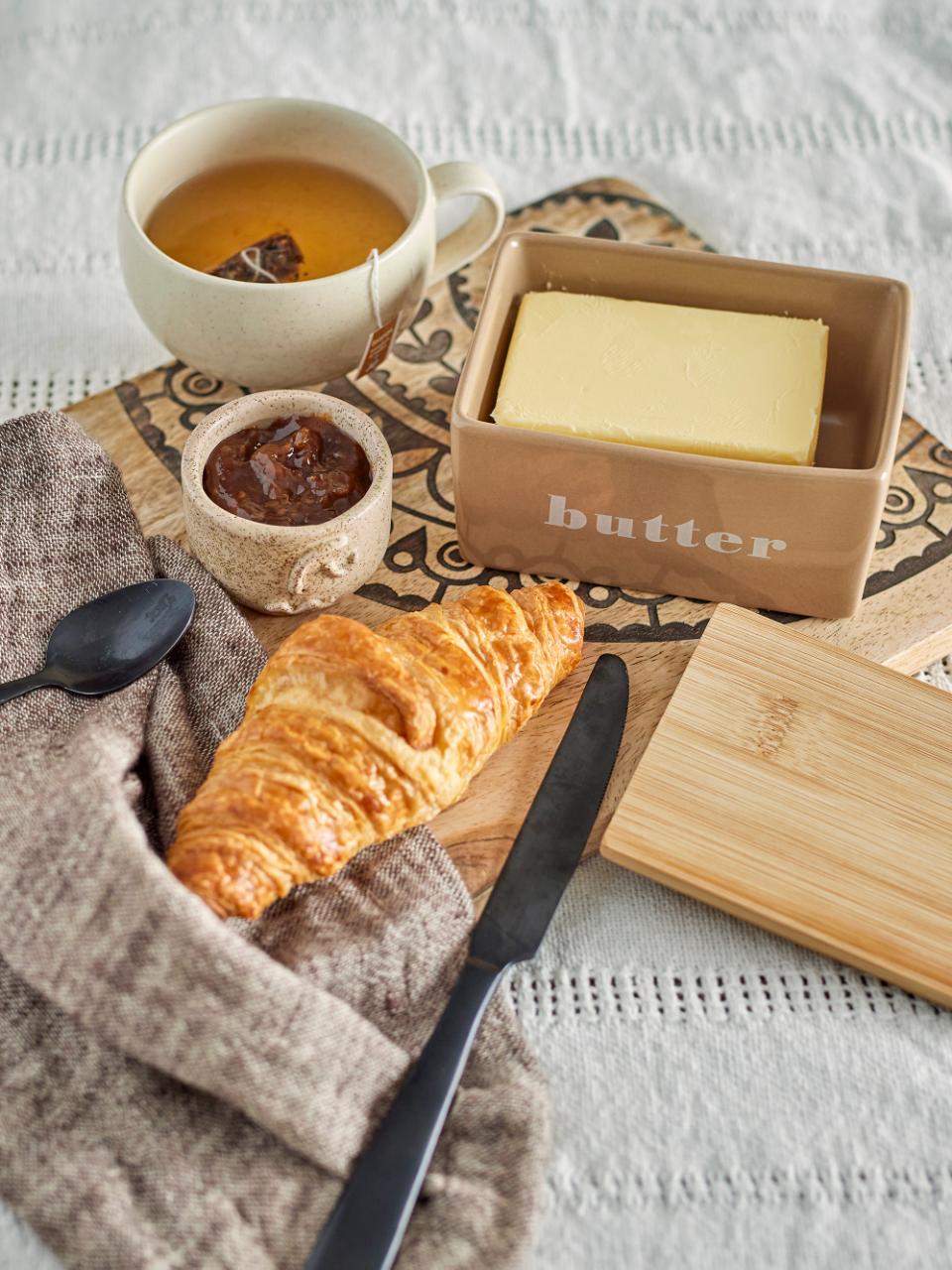 Hanyu Boîte à beurre, Marron, Grès