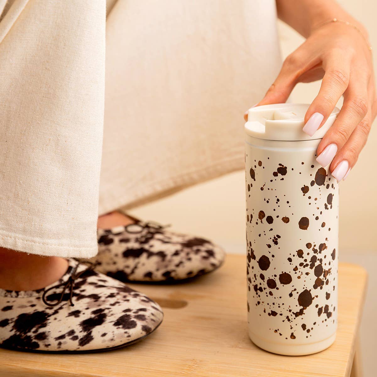 Mug isotherme | COCOA | à pois | 400 ml