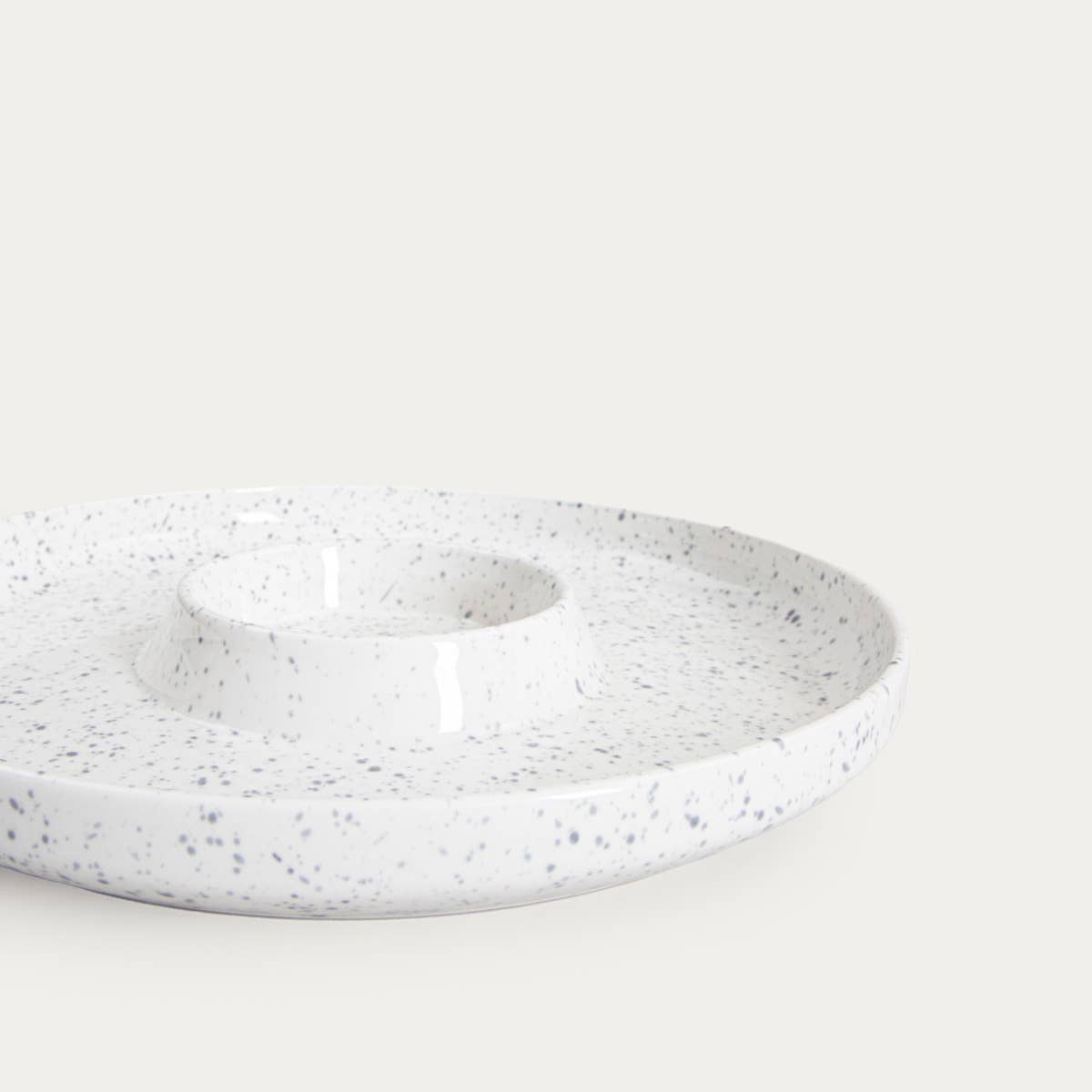 Plat de service | CAVIANO | céramique à pois