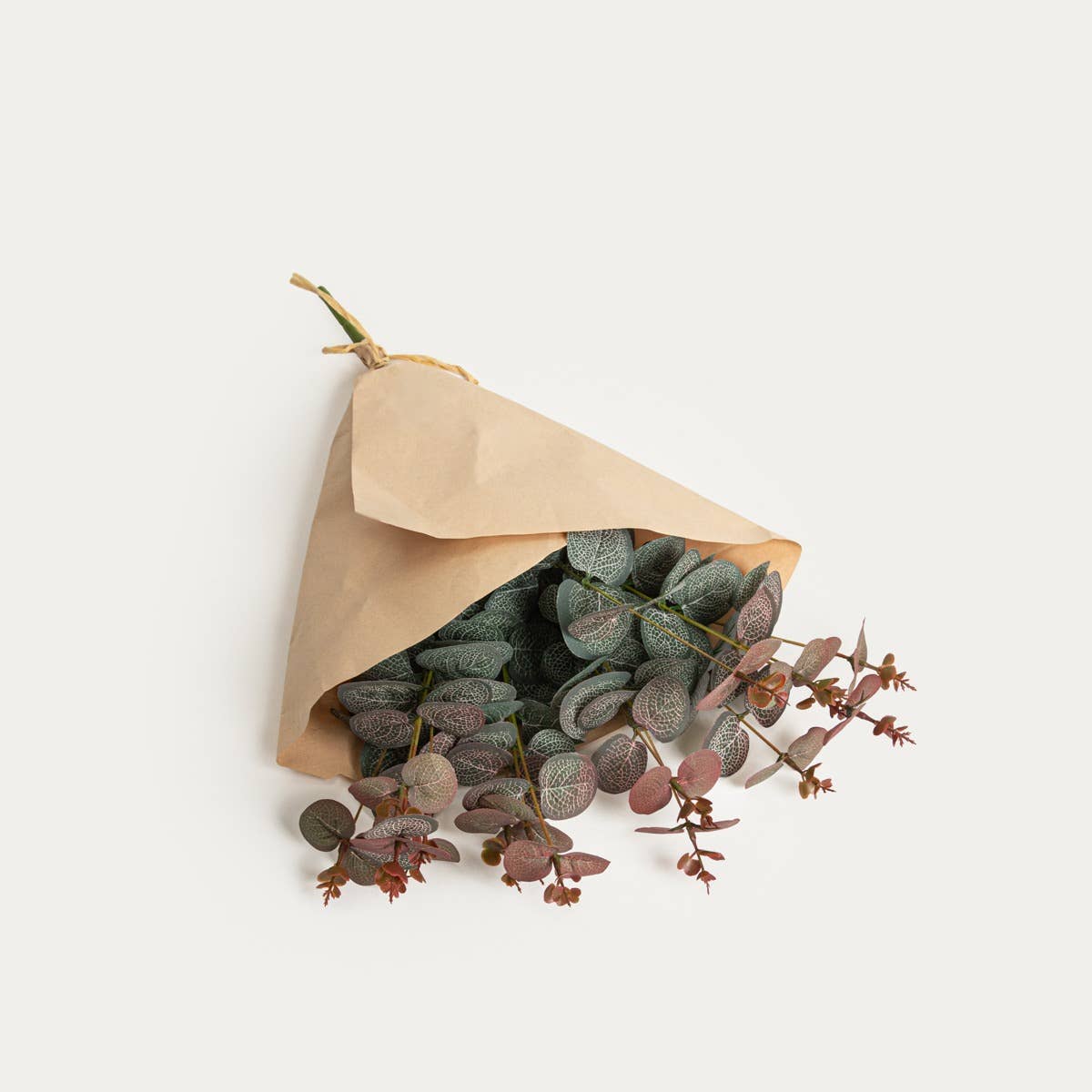 Brindille artificielle | EUUKA | eucalyptus vert et rouge