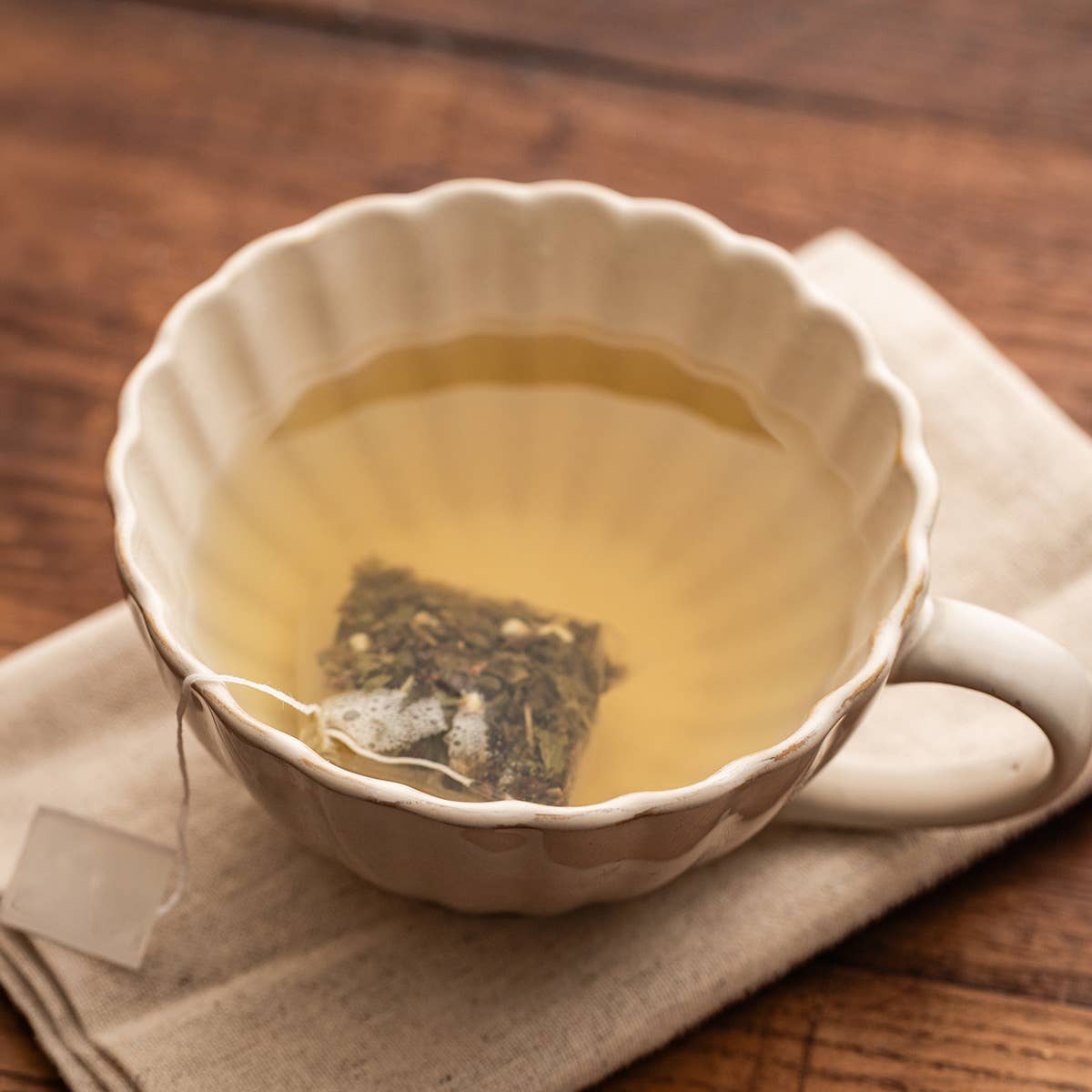 Mug | MELIDA | en forme de tasse à thé, crème | 0,3 l