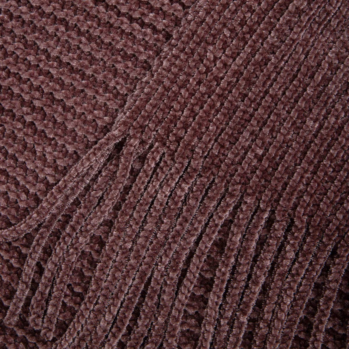 Couverture | CHENILLE | chenille chocolat |