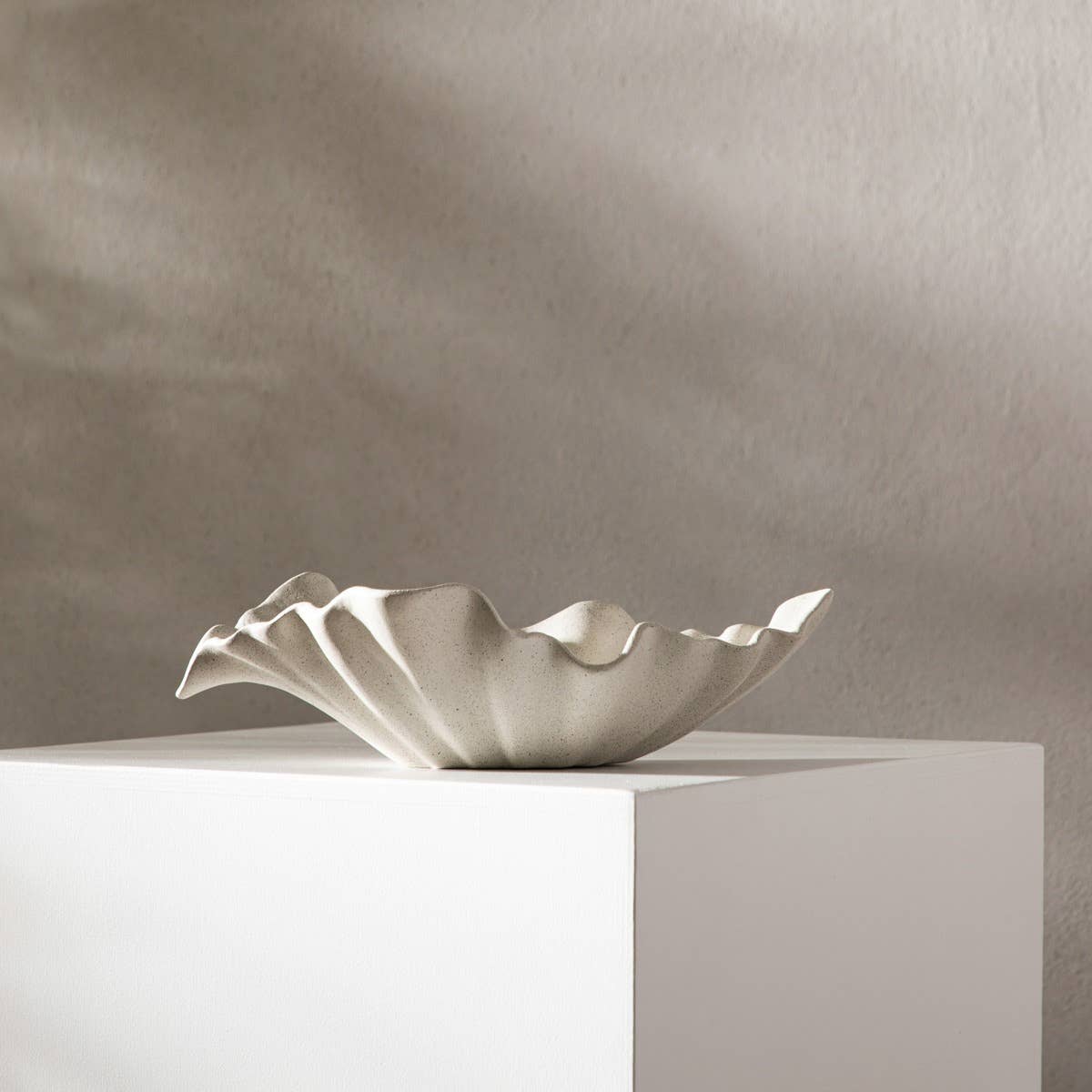 Bol décoratif | EVANIA | ondulé | 29,5x15x8,5 cm
