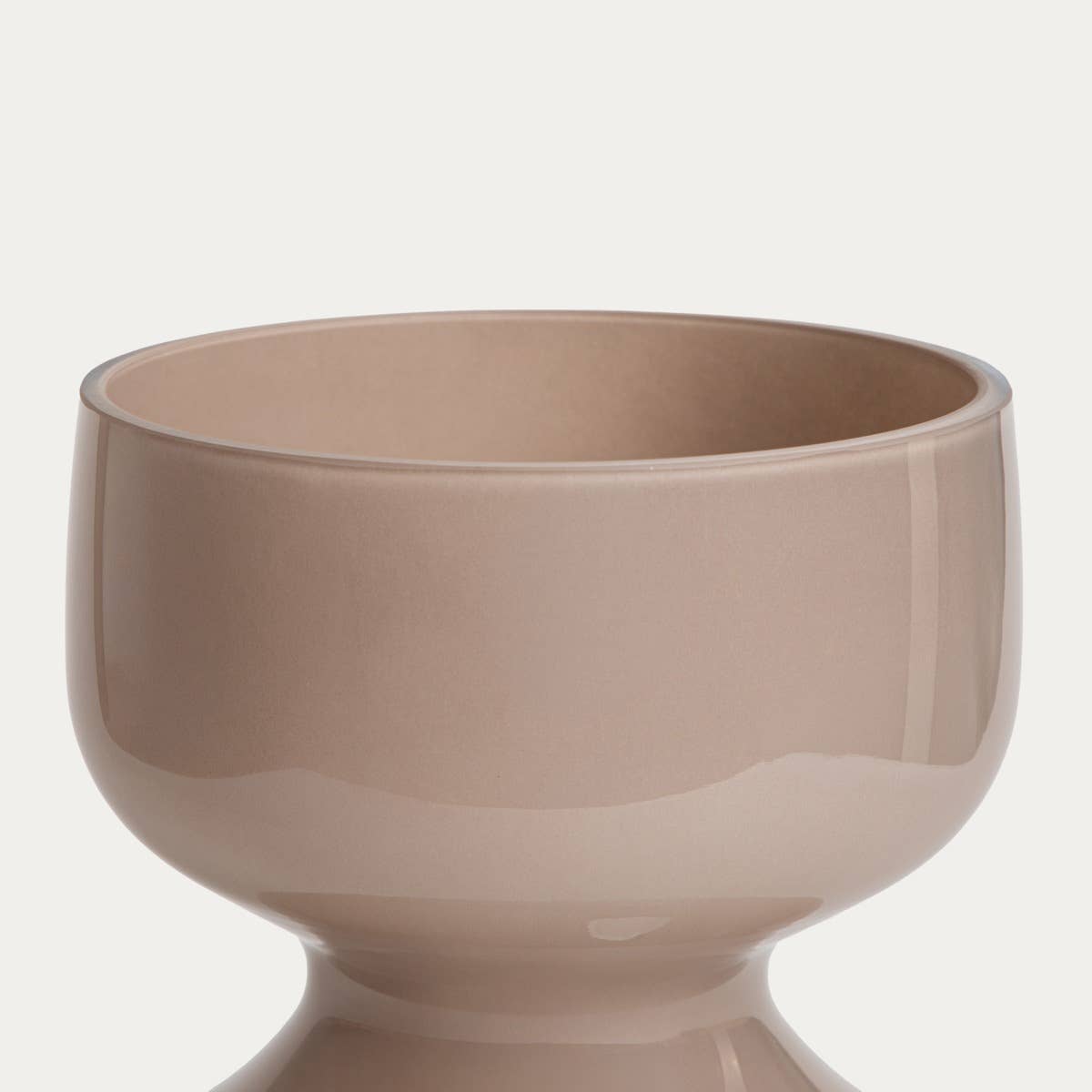 Vase | BOLIQ | verre beige | 19,5 x 27,5 cm | 779237