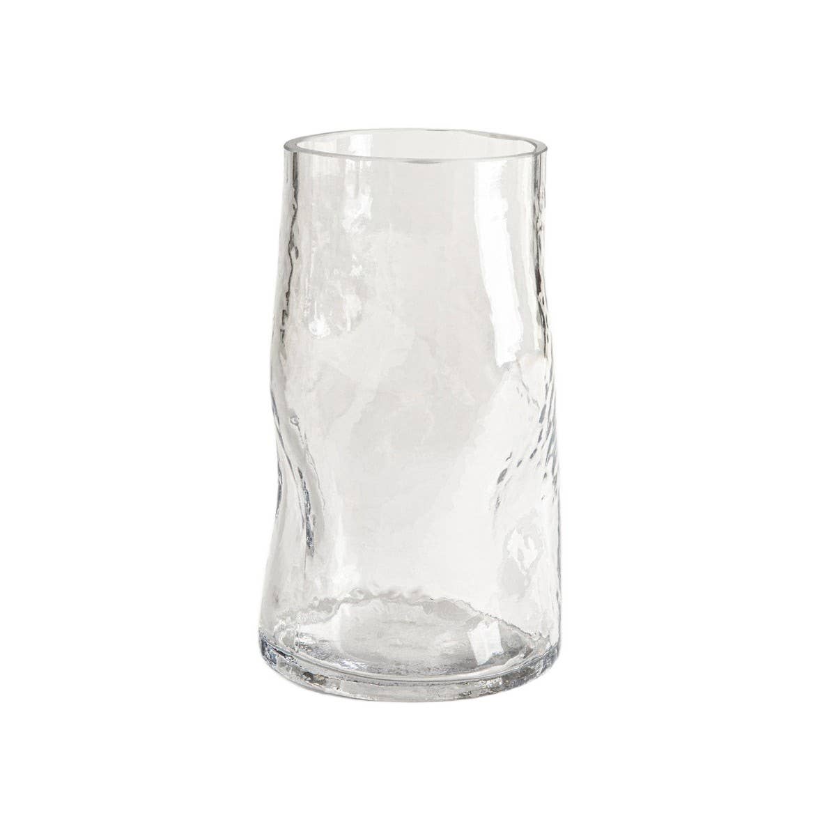 Vase | SOOFTE | verre transparent ondulé