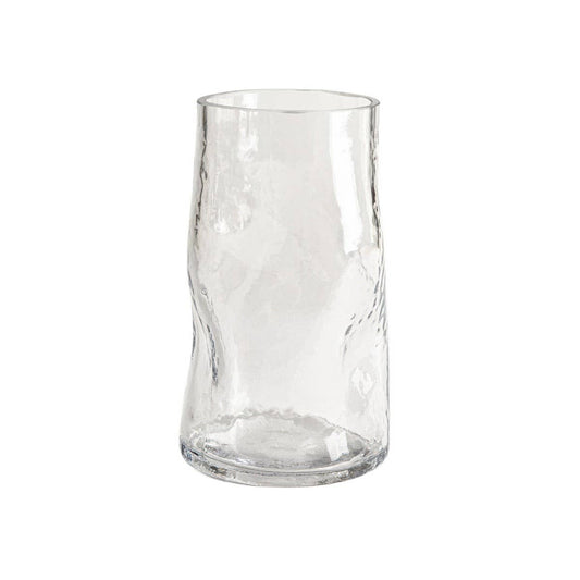 Vase | SOOFTE | verre transparent ondulé