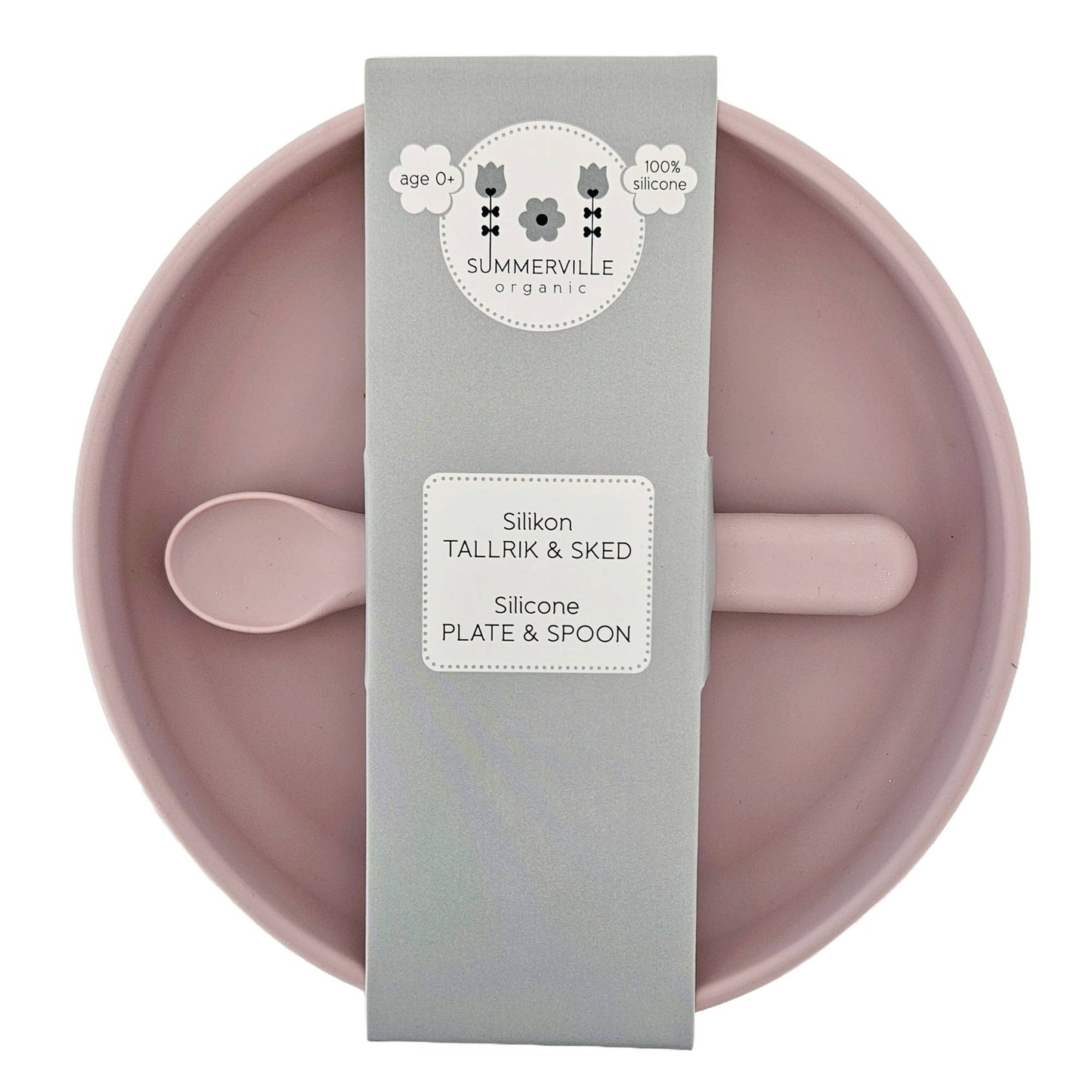 Assiette antidérapante et cuillère facile