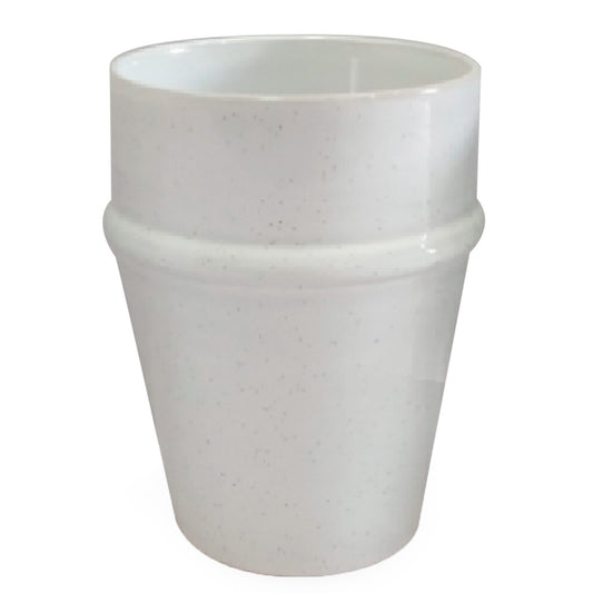 Gobelet Wabi gm full blanc moucheté