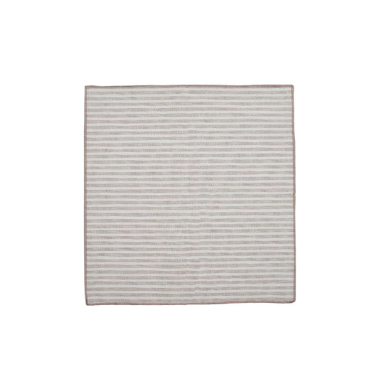 Serviette de table sixties Claudia sable 40x40cm