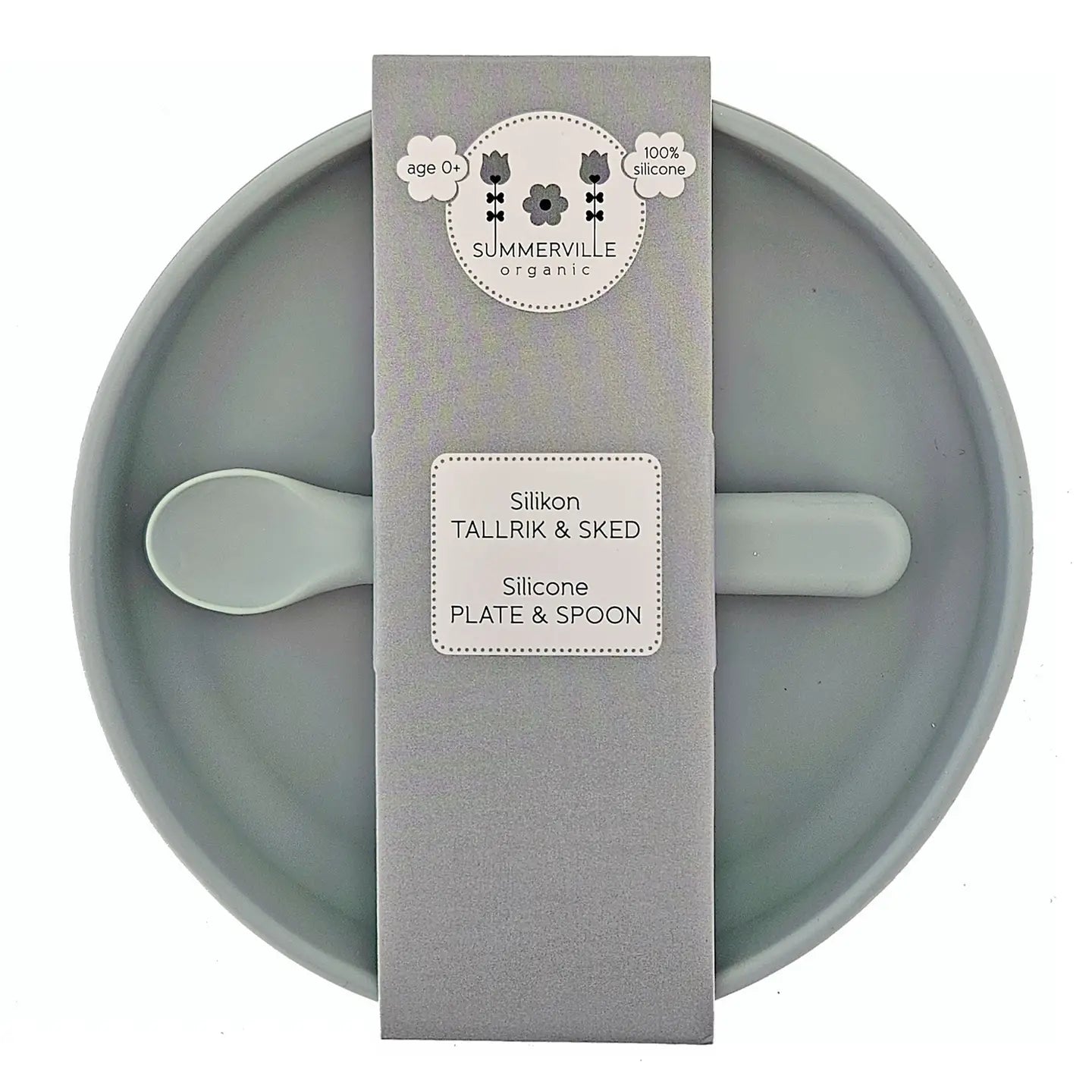 Assiette antidérapante et cuillère facile