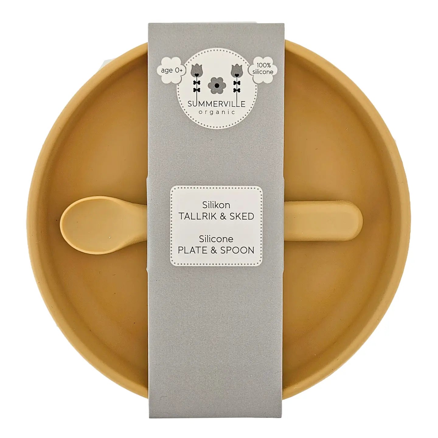 Assiette antidérapante et cuillère facile