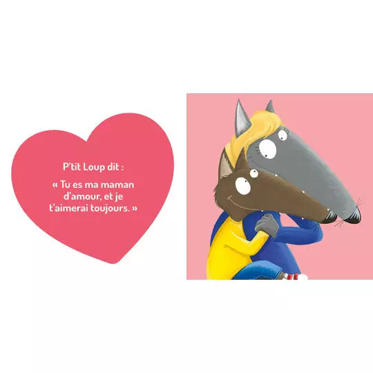 P'TIT LOUP AIME :  sa maman.