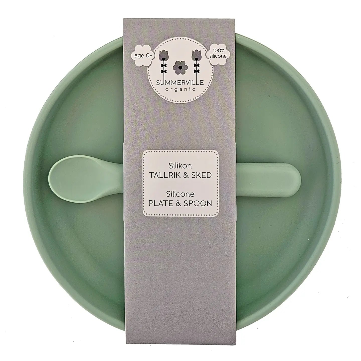 Assiette antidérapante et cuillère facile